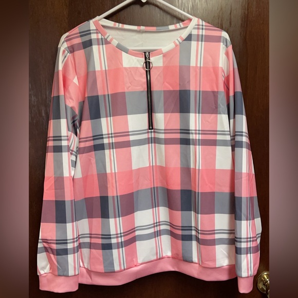 Jackets & Blazers - 2XL - Unbranded Pink Striped Jacket